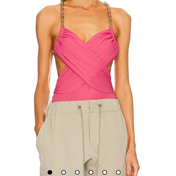 Siouxsie Bodysuit in Hot Pink - Picture 1 of 9